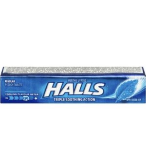 Halls menthol cough drops Regular