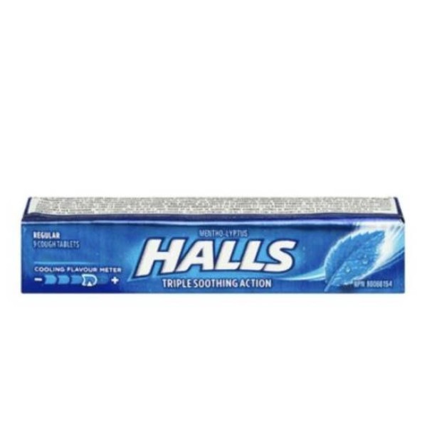 Halls menthol cough drops Regular