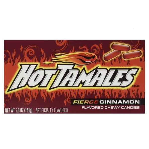 Hot Tamales Fierce Cinnamon Chewy Candy 141 g