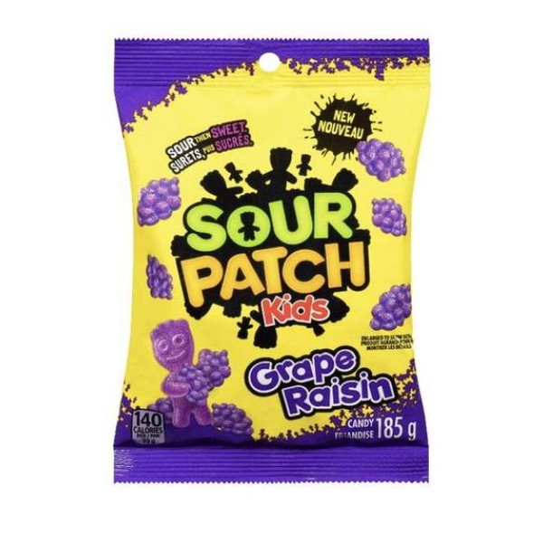 Maynards sour patch kid grape 185g