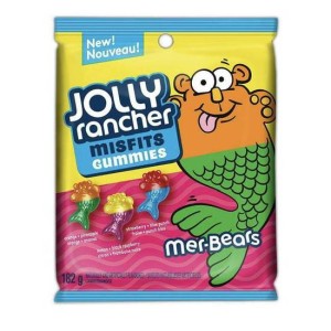 JOLLY RANCHER MISFITS GUMMIES MER-BEARS Candy, 182g