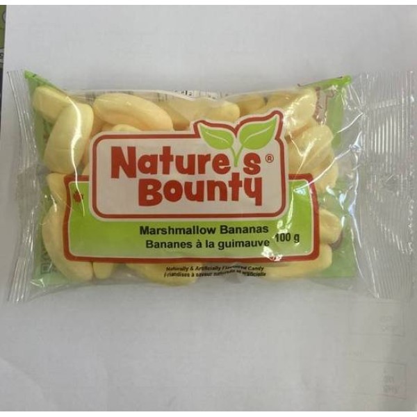  Natural bounty must Marshmallow bananas 100g