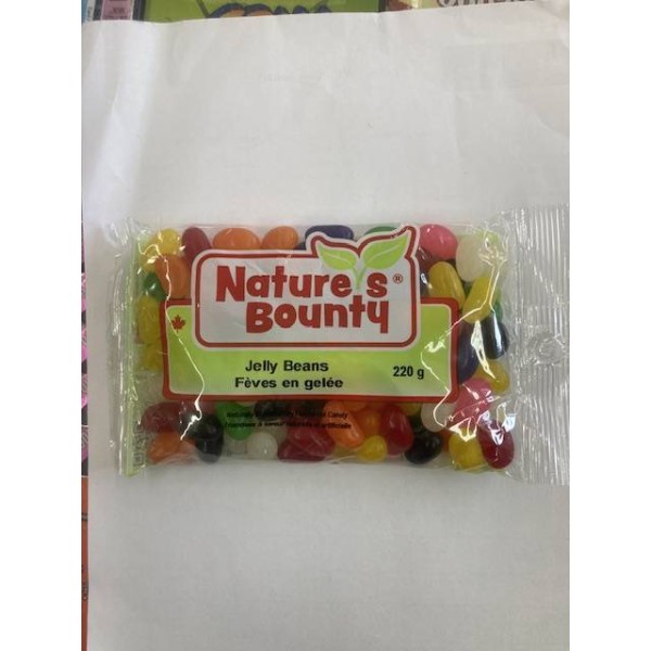 Natural bounty jelly beans 220g