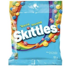 Skittles tropical chewy candy 191g