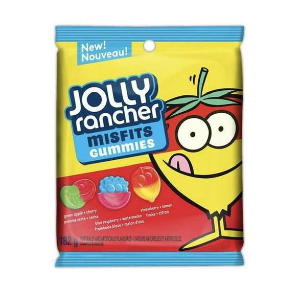 JOLLY RANCHER MISFITS GUMMIES Candy, 182g