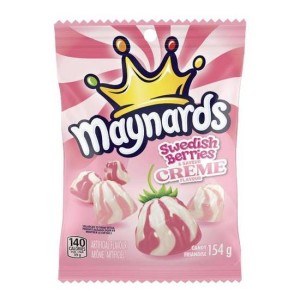 Maynards Swedish berries & saveur creme 182g