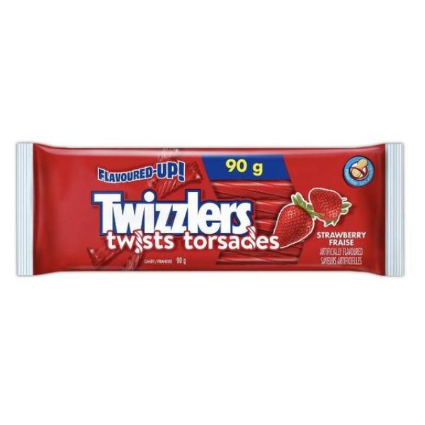 TWIZZLERS Strawberry Twists Candy, 90g