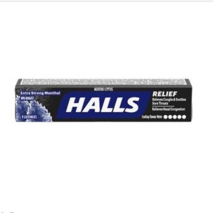 Halls Menthol cough drops Extra Strong