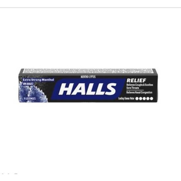 Halls Menthol cough drops Extra Strong