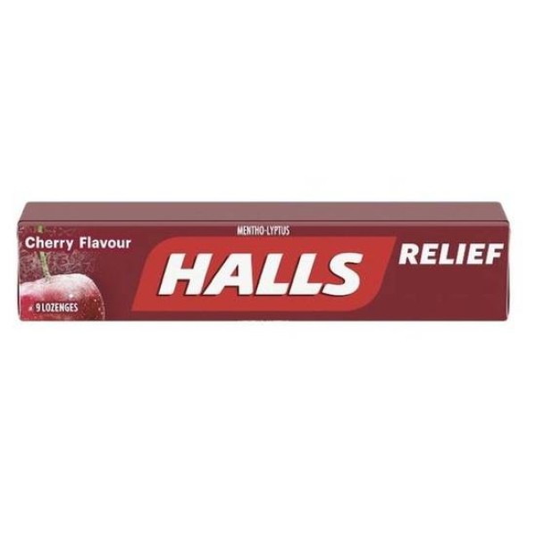 Halls menthol cough drops Cherry