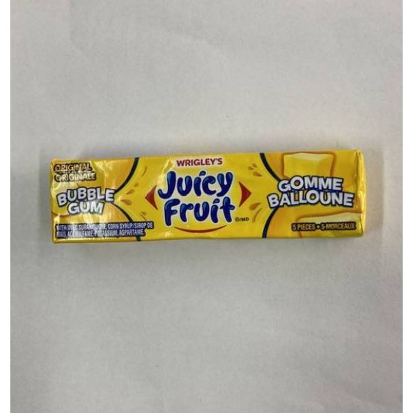 Wrigley’s juicy fruit bubblegum