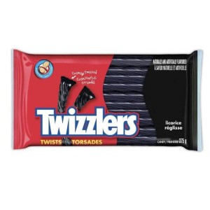 TWIZZLERS Twists Licorice Candy, 375g