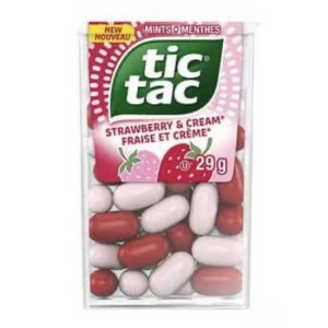 Tic tac strawberry & cream 29g