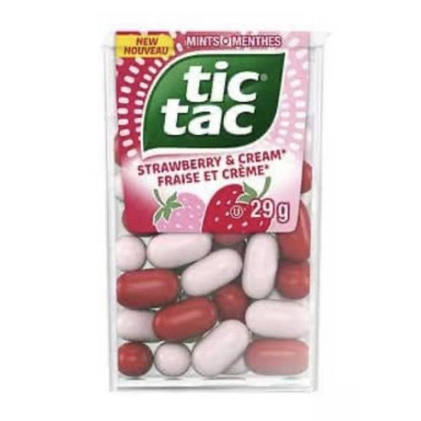 Tic tac strawberry & cream 29g