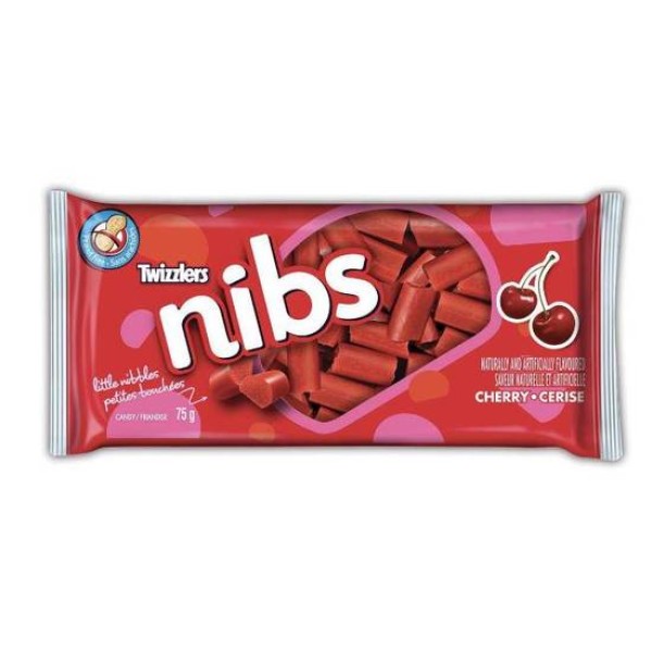  TWIZZLERS NIBS Cherry Candy, 75g