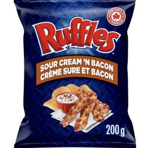 Ruffles sour cream’N bacon 200g