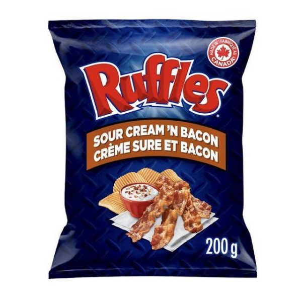 Ruffles sour cream’N bacon 200g