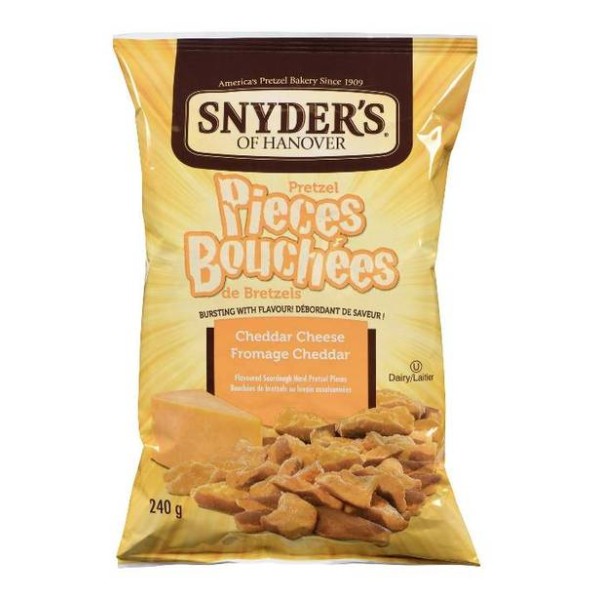 Snyder’s Of Hanover Pretzel pieces Cheddar Cheese 240g