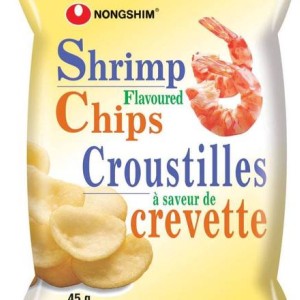 Nongshim shrimp flavoured chips