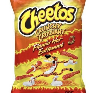 Cheetos crunchy flamin’ hot 285g