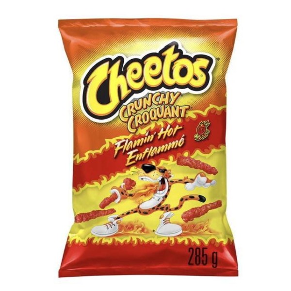 Cheetos crunchy flamin’ hot 285g