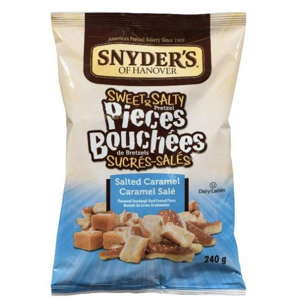 Snyder’s Of Hanover Pretzel Sweet & Salted pieces Salted Caramel 240g