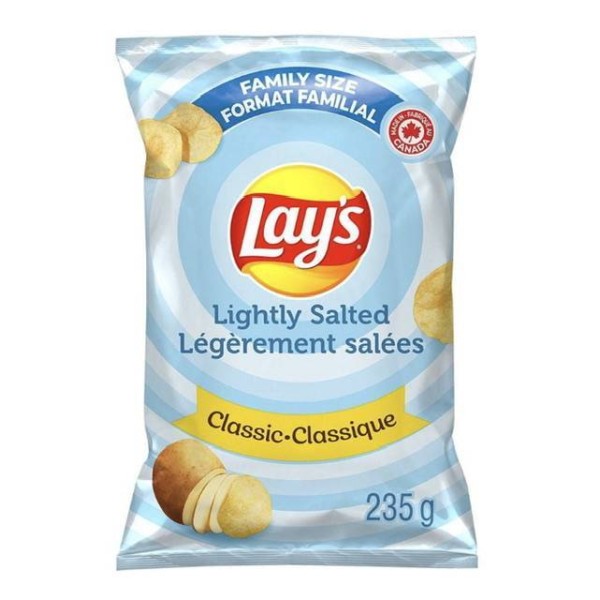 Lays lightly salted family size235g