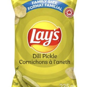 Lays dill pickle family size 235g