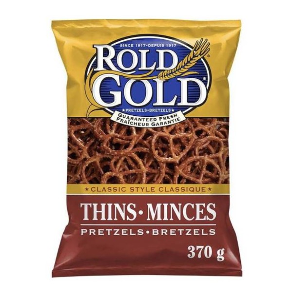 Rold Gold Classic Style Thins Pretzels, 370g