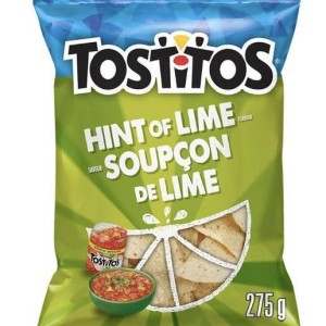 Tostitos hint of lime 275g