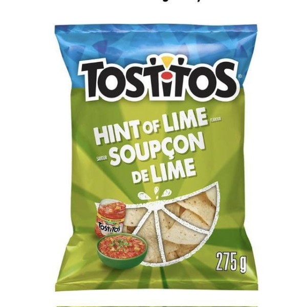 Tostitos hint of lime 275g