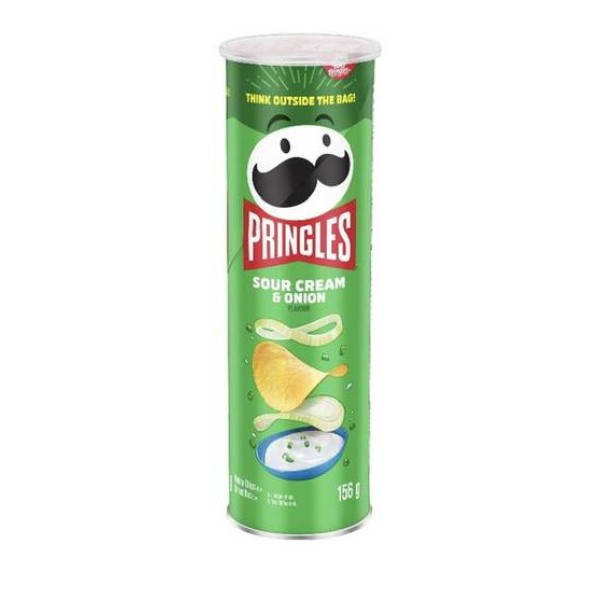 Pringles sour cream & onion 156g