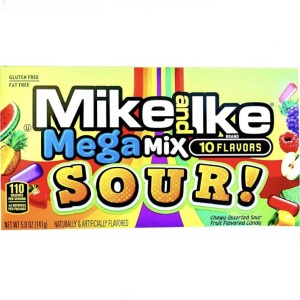 Mike and Ike mega mix sour 141g