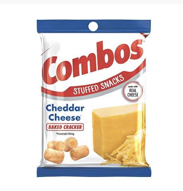 Combos stuffed snacks cheddar cheese