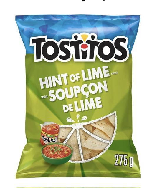 Tostitos hint of lime 275g